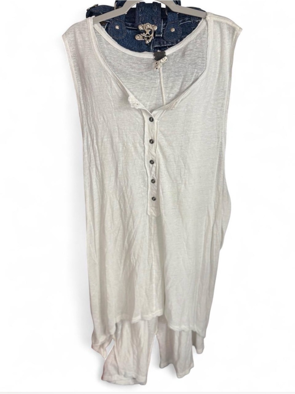 We The Free free people henley tank top tunic top